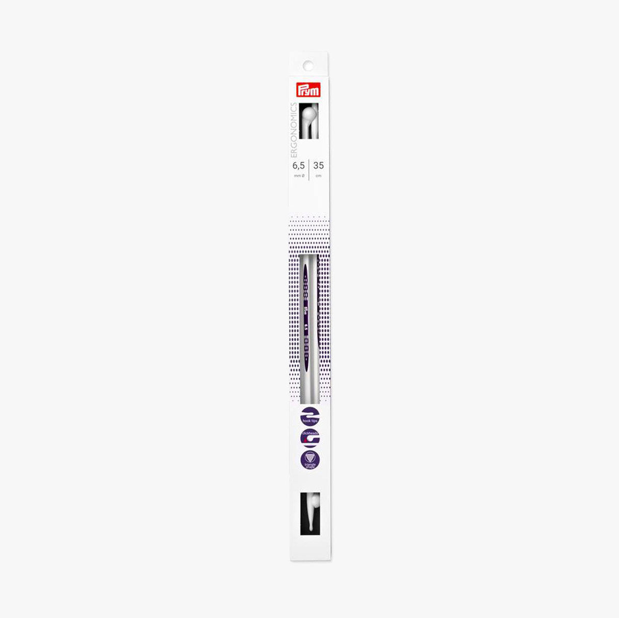 Prym 35cm Ergonomic Knitting Needles for a Comfortable Knitting Experience