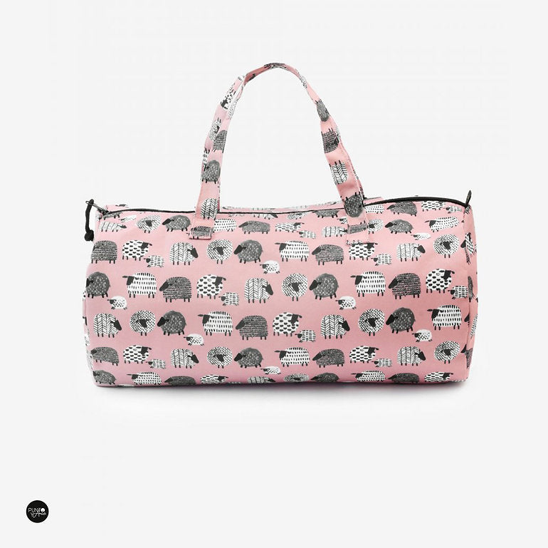 Sheep Craft Bag - DMC en rose avec un joli design de mouton