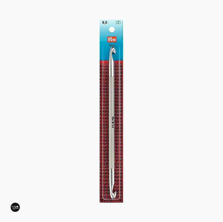 Ganchillo Tunecino Doble Extremo de 9 mm y 25 cm - Prym