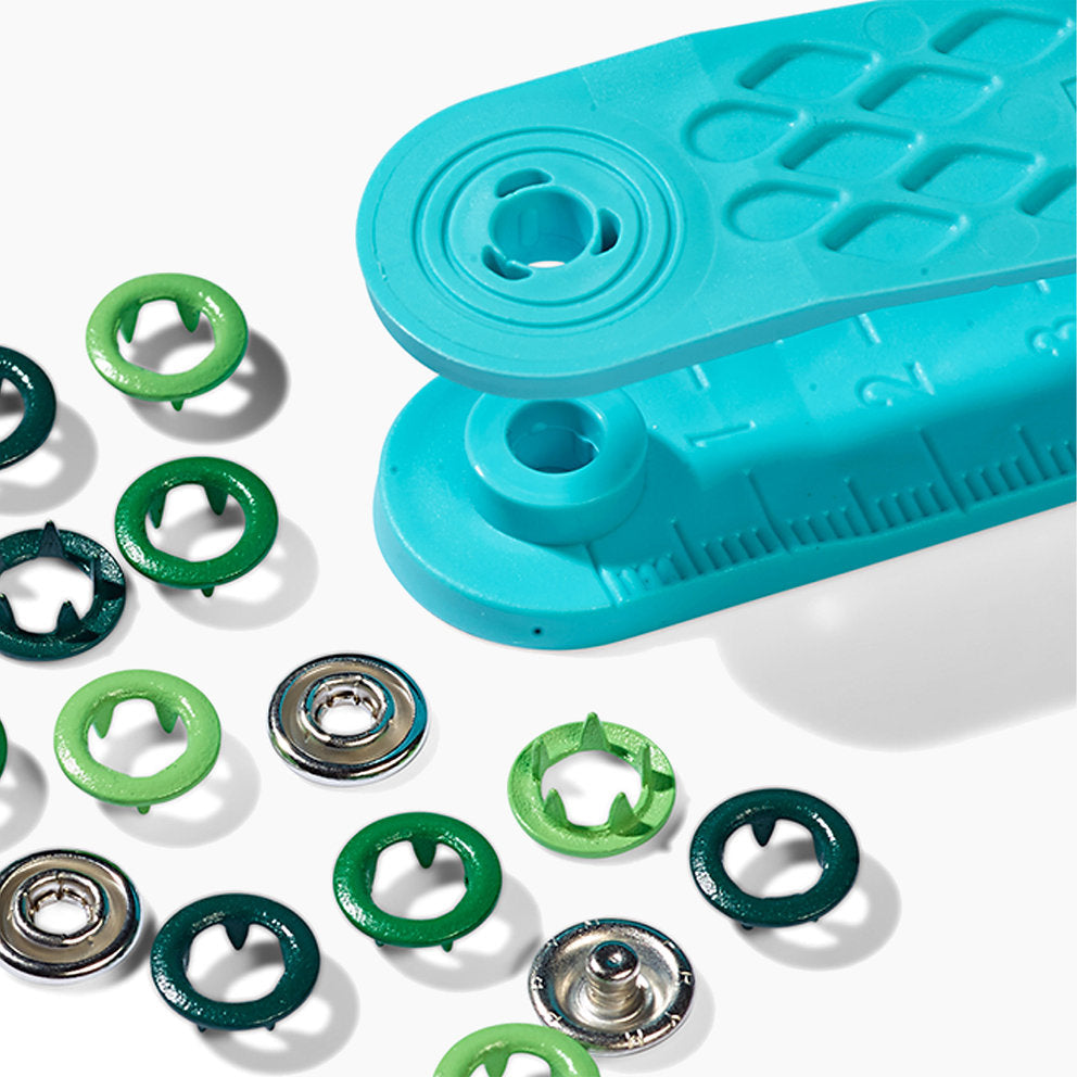 Kit de Botones de Presión Jersey 8 mm de Prym Love - Ideal para Ropa de Bebés y Niños