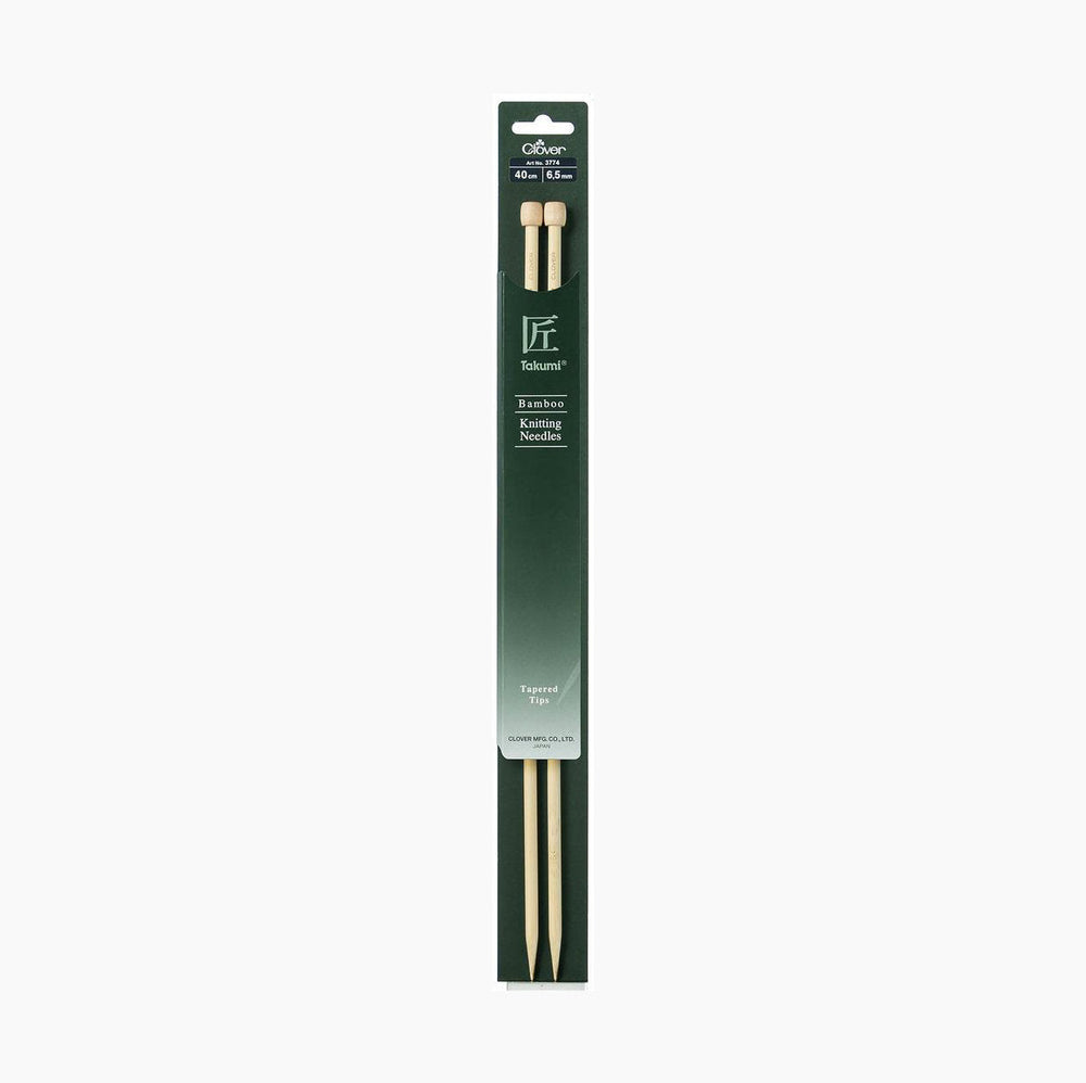 Aiguilles à Tricot Bambou 40 cm Takumi - Trèfle : Excellence en Tricot