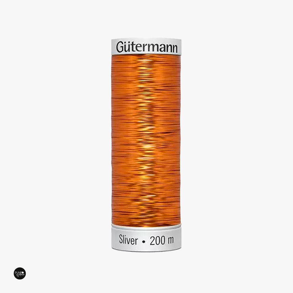 Silver 200 m - Gütermann Metallic Effect Thread