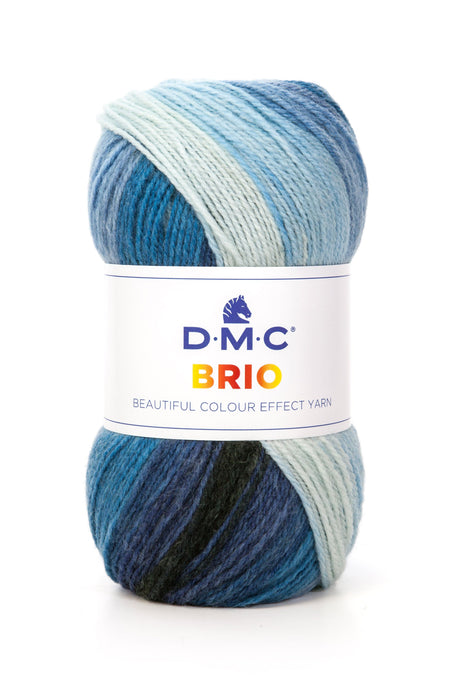 DMC Brio: Lana Multicolor con Efecto Degradado para Tejer Prendas de Otoño e Invierno