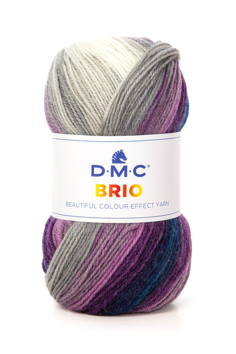 DMC Brio: Lana Multicolor con Efecto Degradado para Tejer Prendas de Otoño e Invierno