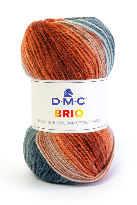 DMC Brio: Lana Multicolor con Efecto Degradado para Tejer Prendas de Otoño e Invierno