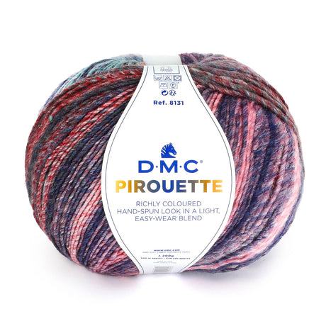 DMC Pirouette: Lana Multicolor para Labores de Otoño e Invierno