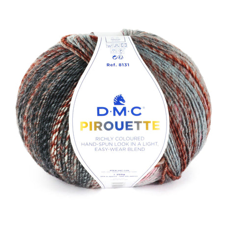 DMC Pirouette: Lana Multicolor para Labores de Otoño e Invierno