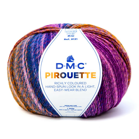 DMC Pirouette: Lana Multicolor para Labores de Otoño e Invierno