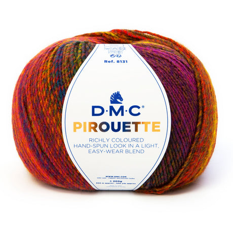 DMC Pirouette: Lana Multicolor para Labores de Otoño e Invierno