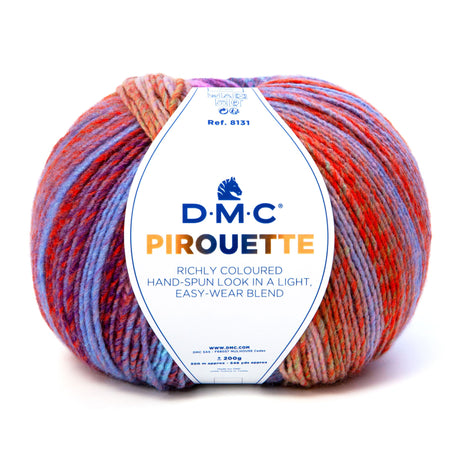 DMC Pirouette: Lana Multicolor para Labores de Otoño e Invierno