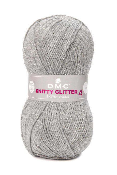 DMC KNITTY4 GLITTER: Brillo Metálico en tus Creaciones de Lana