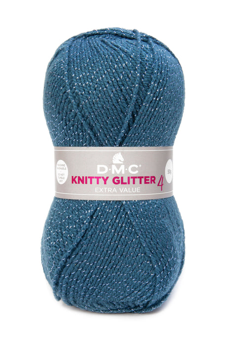 DMC KNITTY4 GLITTER: Brillo Metálico en tus Creaciones de Lana