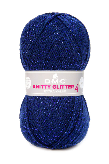 DMC KNITTY4 GLITTER: Brillo Metálico en tus Creaciones de Lana