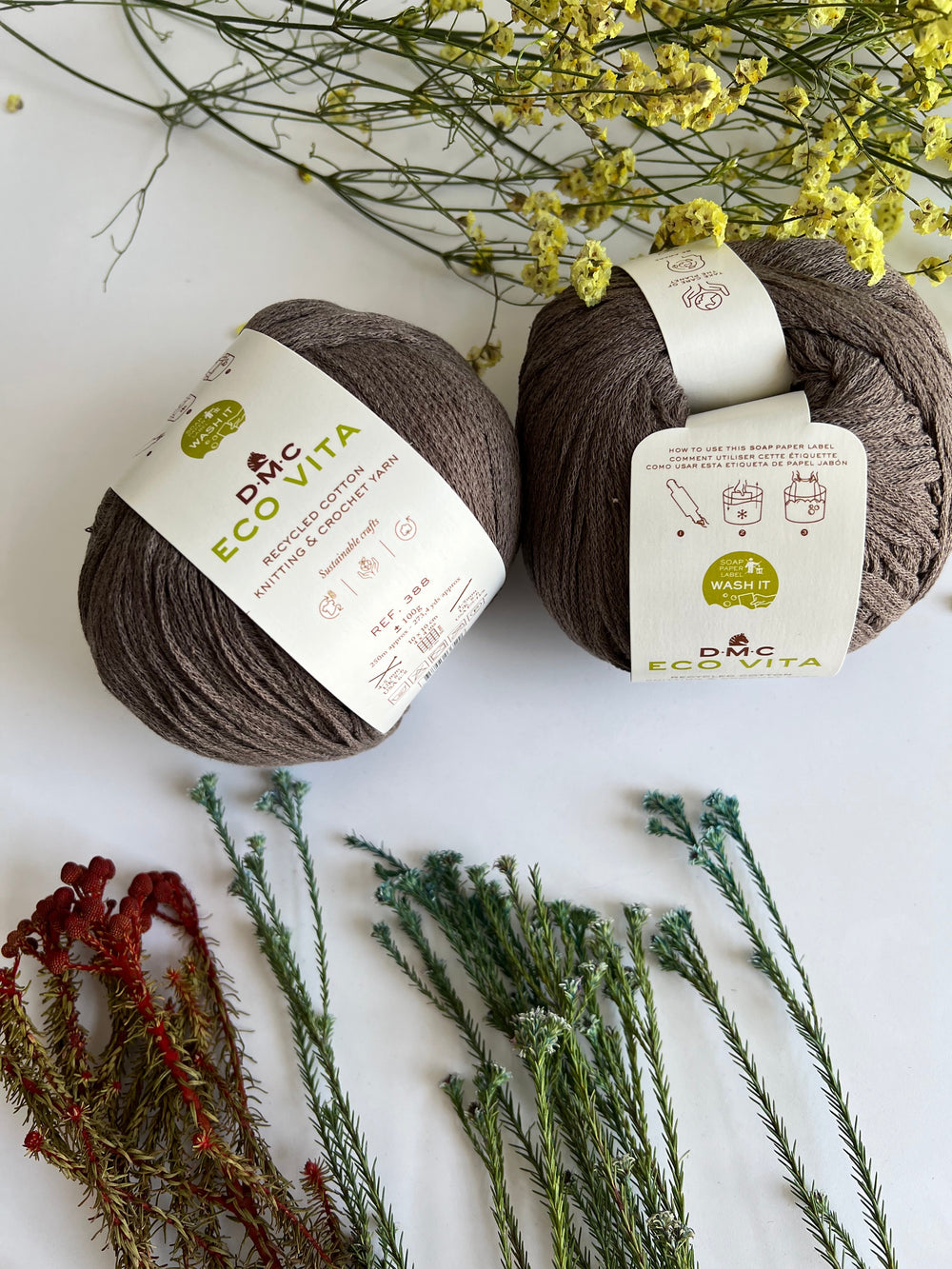 DMC Eco Vita - Recycled Cotton Thread in Natural Tones