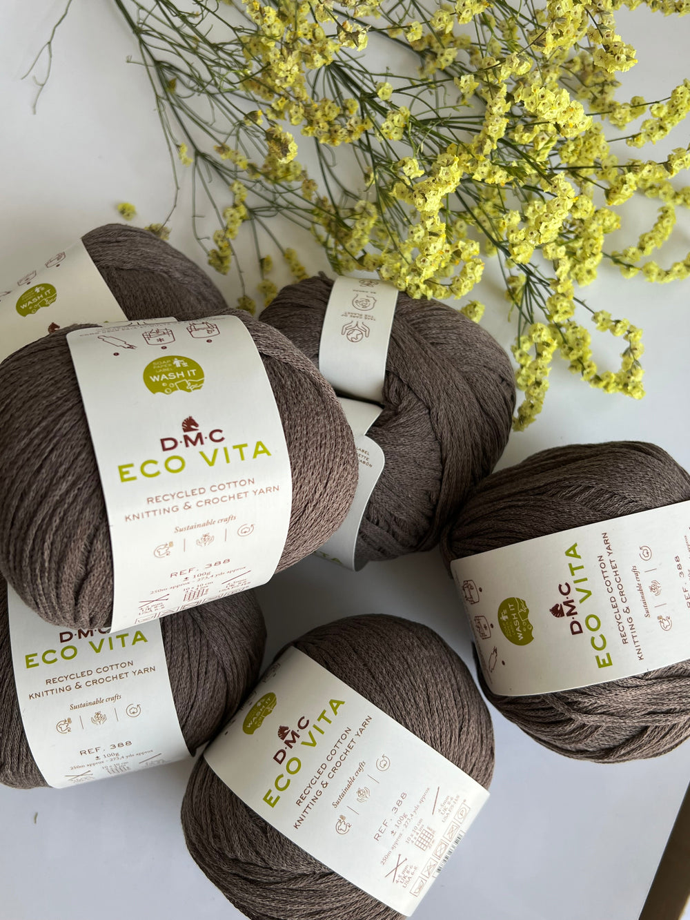 DMC Eco Vita - Recycled Cotton Thread in Natural Tones