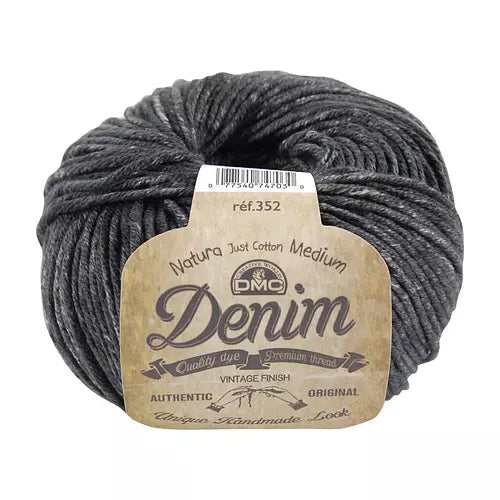 DMC Natura Medium Denim : fil de coton au style cowboy