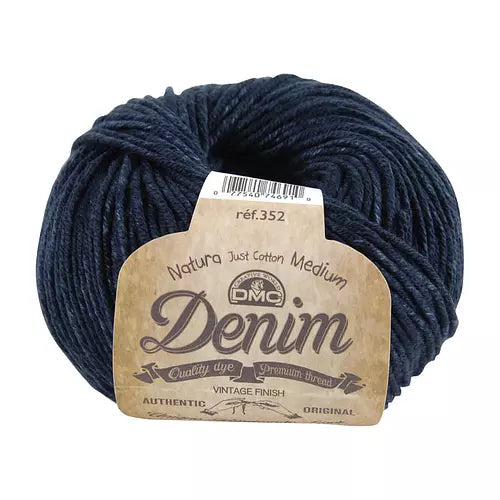 DMC Natura Medium Denim : fil de coton au style cowboy