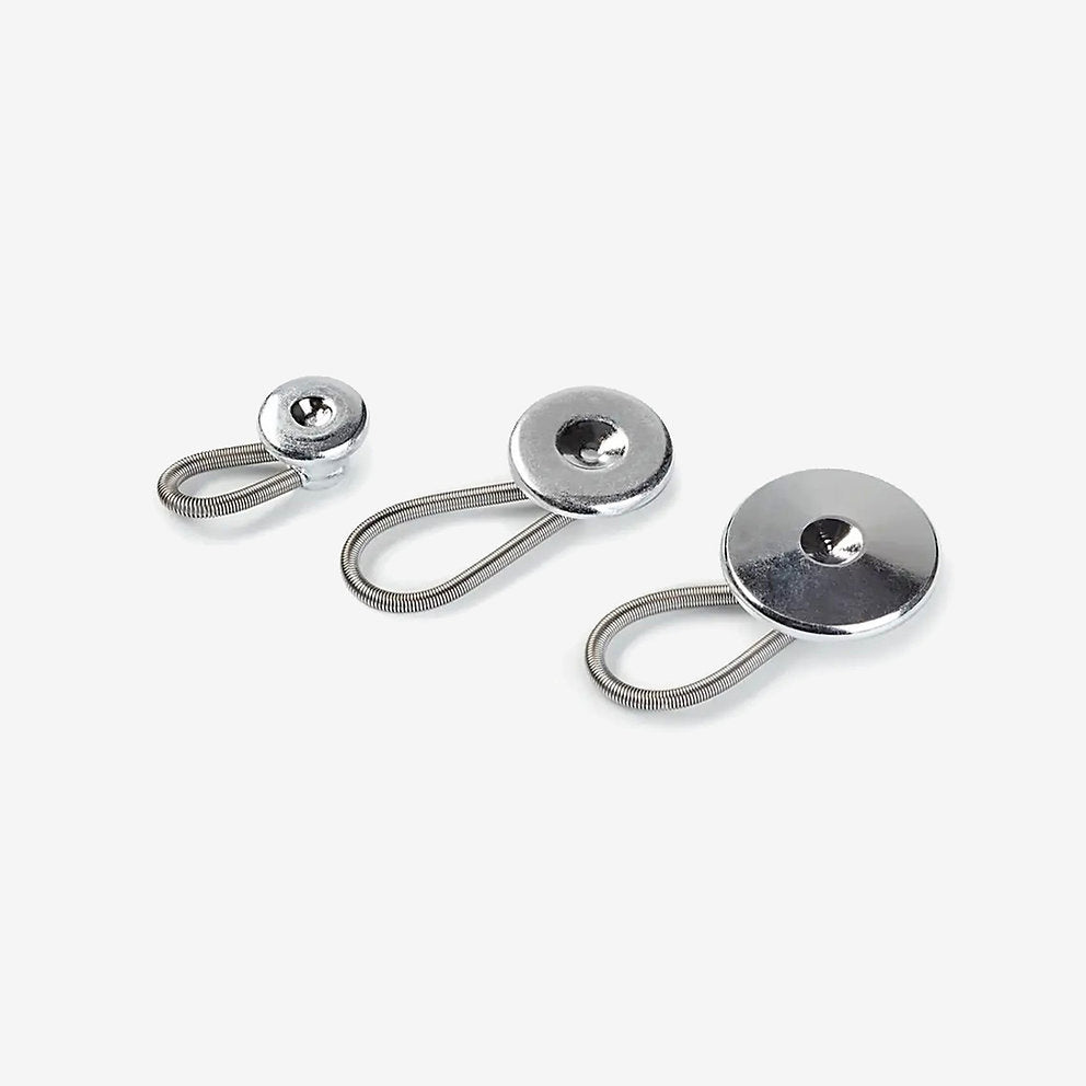 Pack de boutons flexibles Prym 10, 15 et 19 mm - Solution parfaite pour les ajustements de vêtements