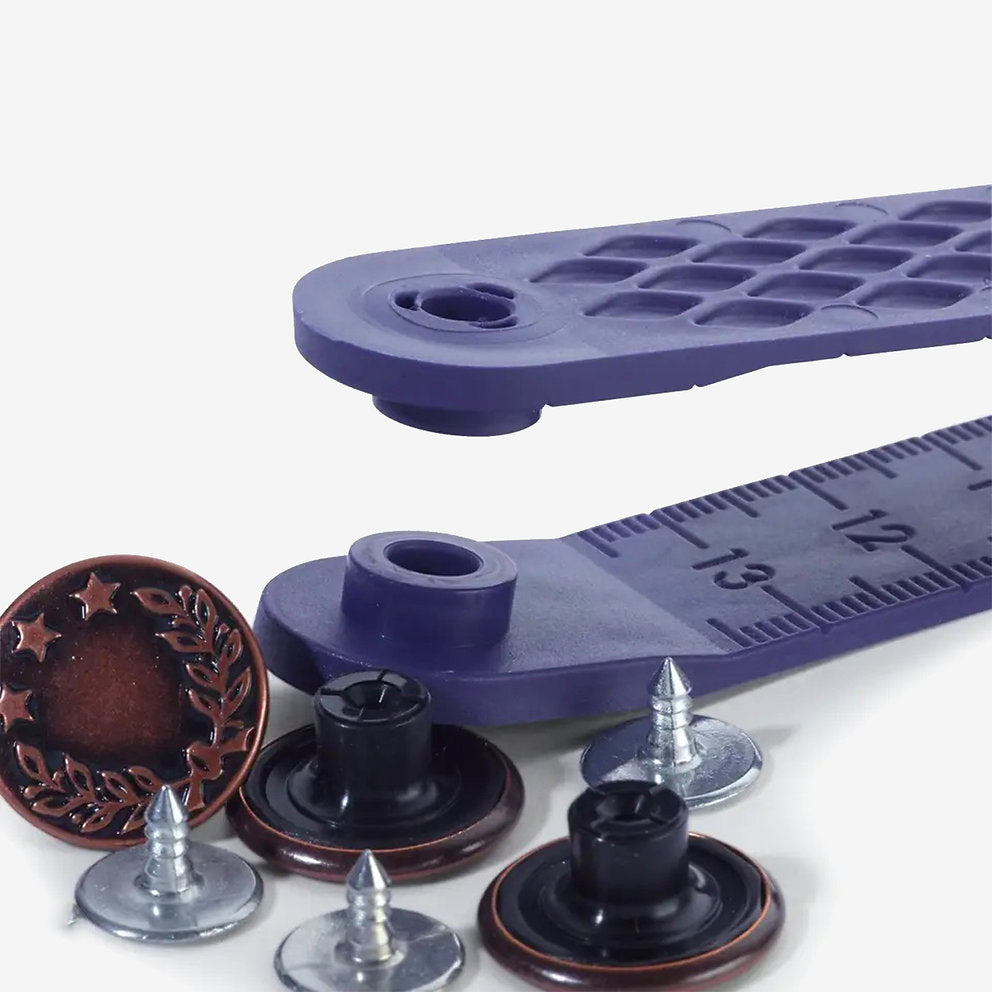 Boutons de jeans sans couture Prym 17 mm : style et durabilité pour vos vêtements en jean