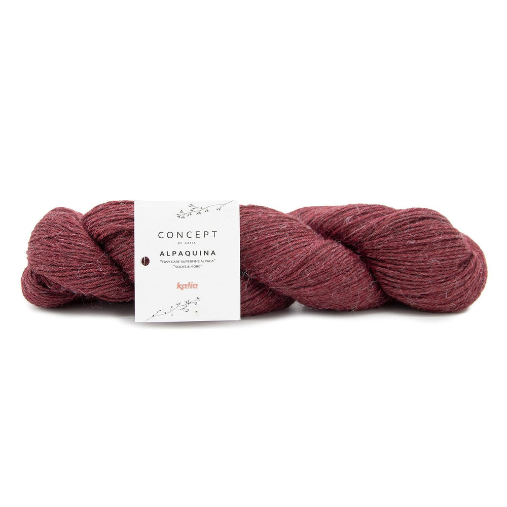 Skein of Alpaca Wool ALPAQUINA SUPERFINE by Katia for Knitting Socks and Baby Clothes