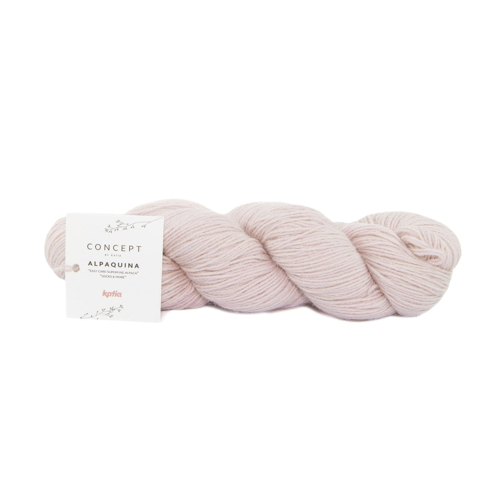 Skein of Alpaca Wool ALPAQUINA SUPERFINE by Katia for Knitting Socks and Baby Clothes