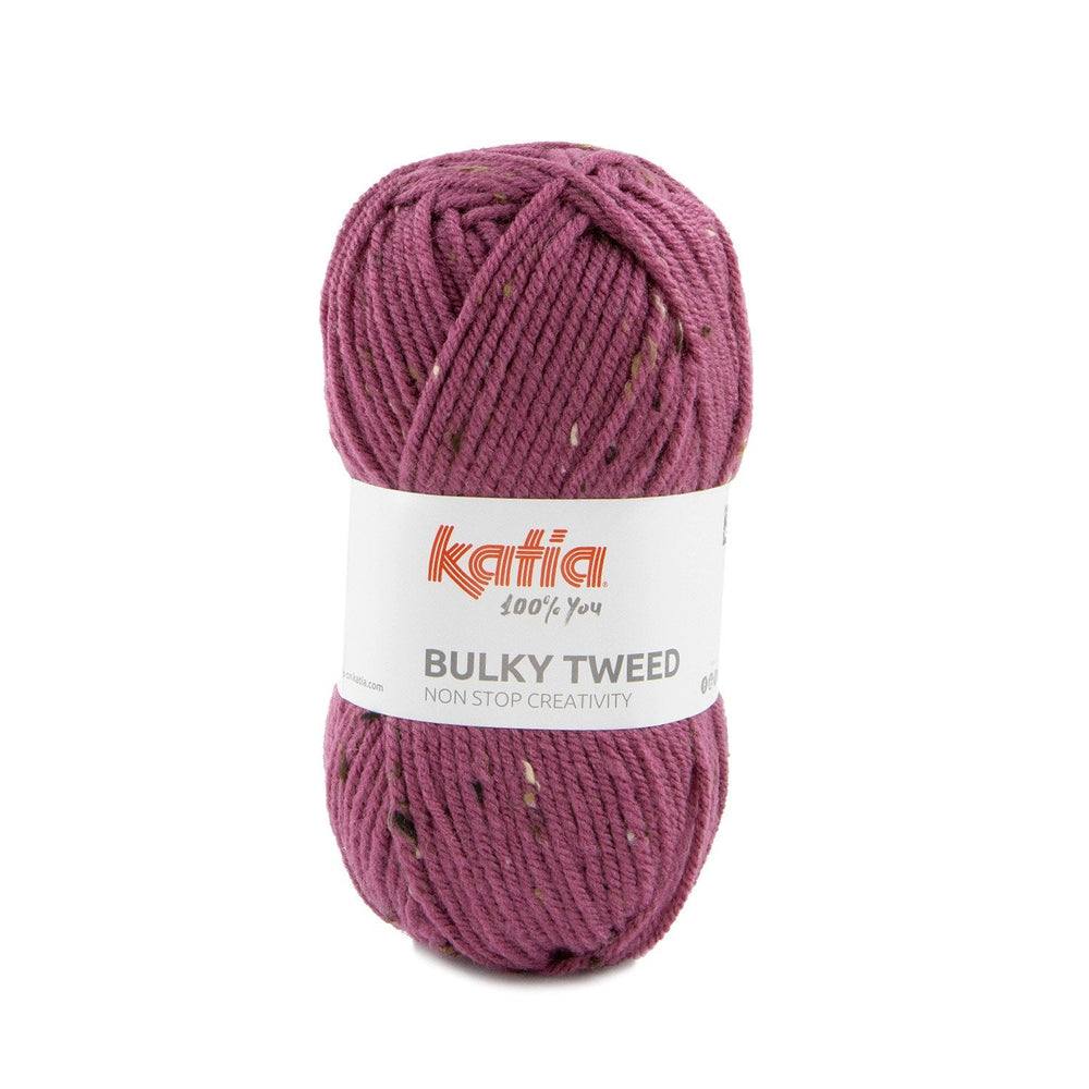 Katia BULKY TWEED - Laine épaisse avec des taches de couleur