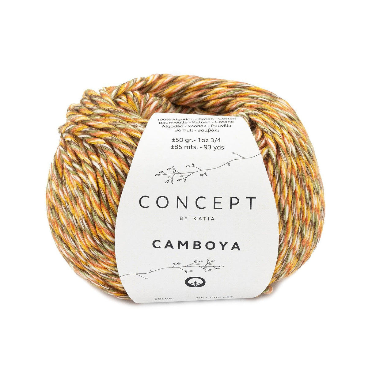 Katia Cambodge - Fil 100% Coton Effet Mouliné