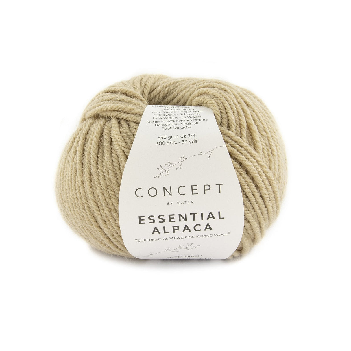 Katia Essential Alpaca - Mélange d'alpaga péruvien et de laine mérinos pour le tricot