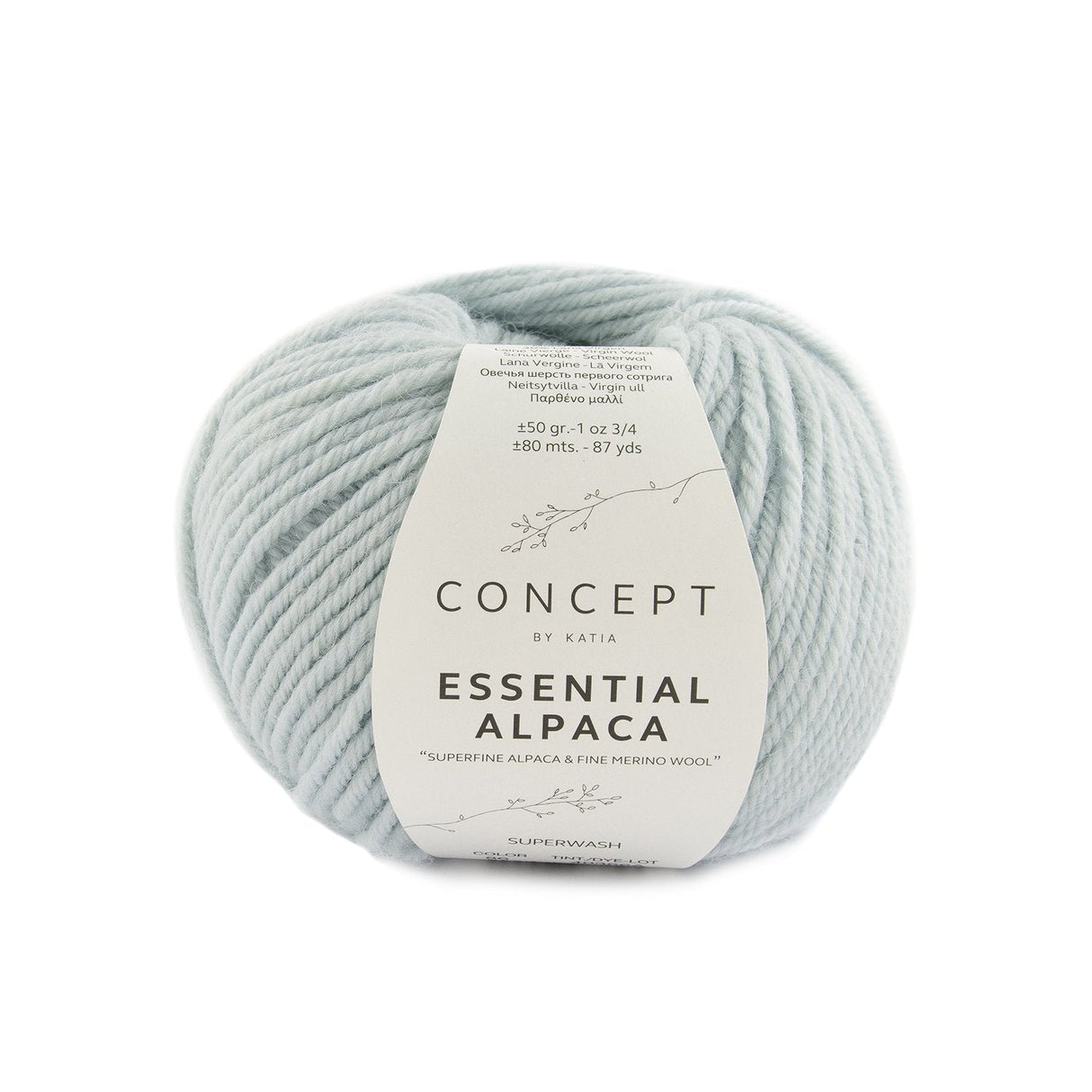 Katia Essential Alpaca - Mélange d'alpaga péruvien et de laine mérinos pour le tricot