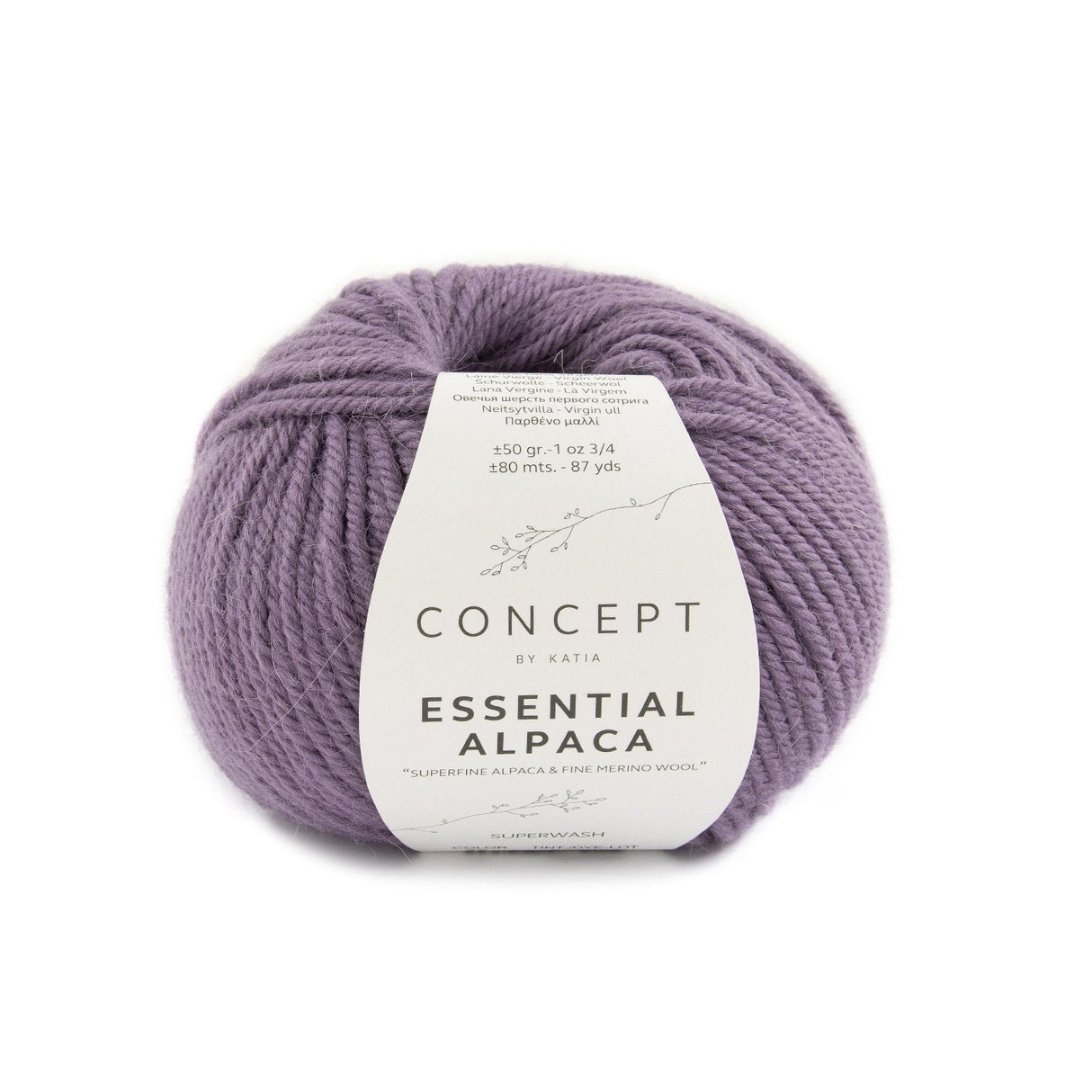 Katia Essential Alpaca - Mélange d'alpaga péruvien et de laine mérinos pour le tricot