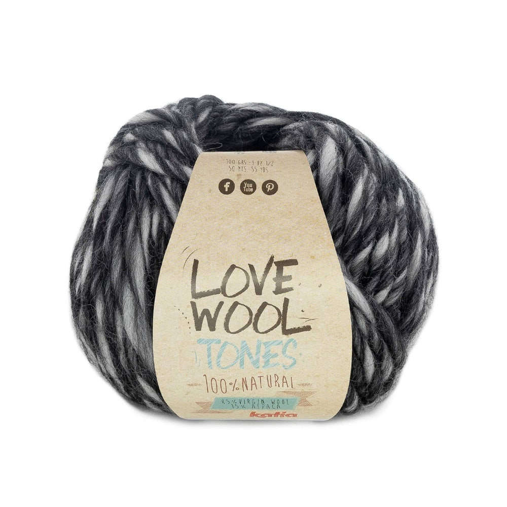 Katia Love Wool Tones - Laine vierge avec alpaga pour tricot et crochet : couleurs vives et texture exceptionnelle