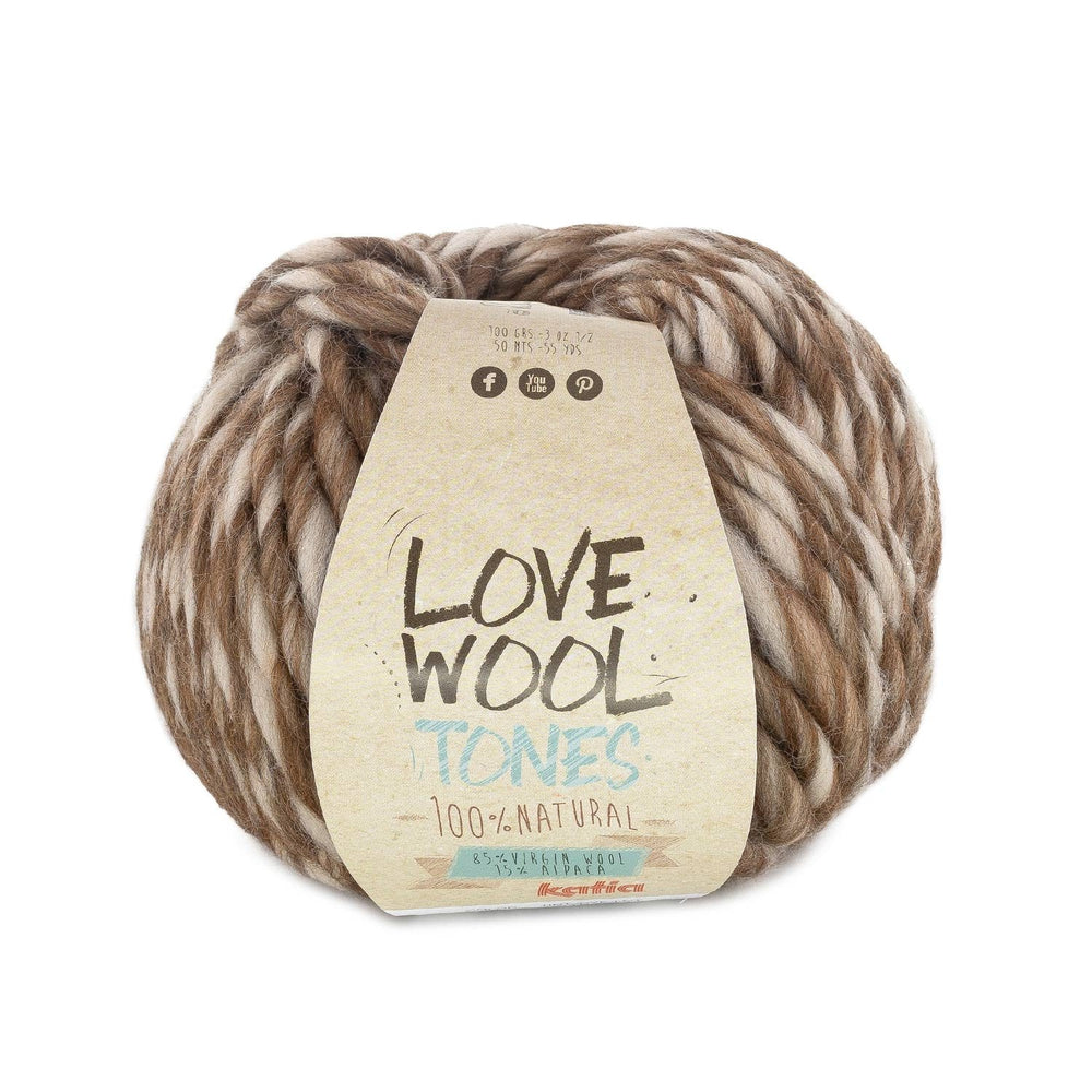 Katia Love Wool Tones - Laine vierge avec alpaga pour tricot et crochet : couleurs vives et texture exceptionnelle