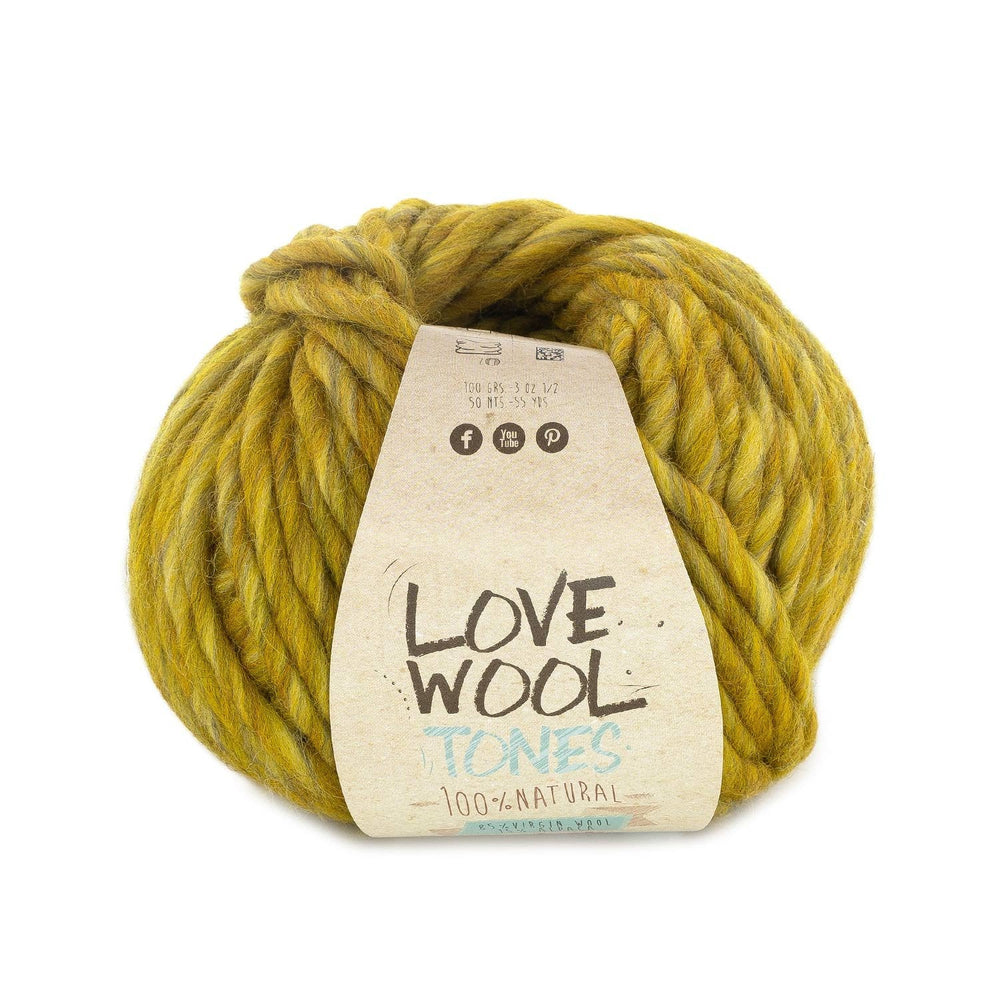 Katia Love Wool Tones - Laine vierge avec alpaga pour tricot et crochet : couleurs vives et texture exceptionnelle