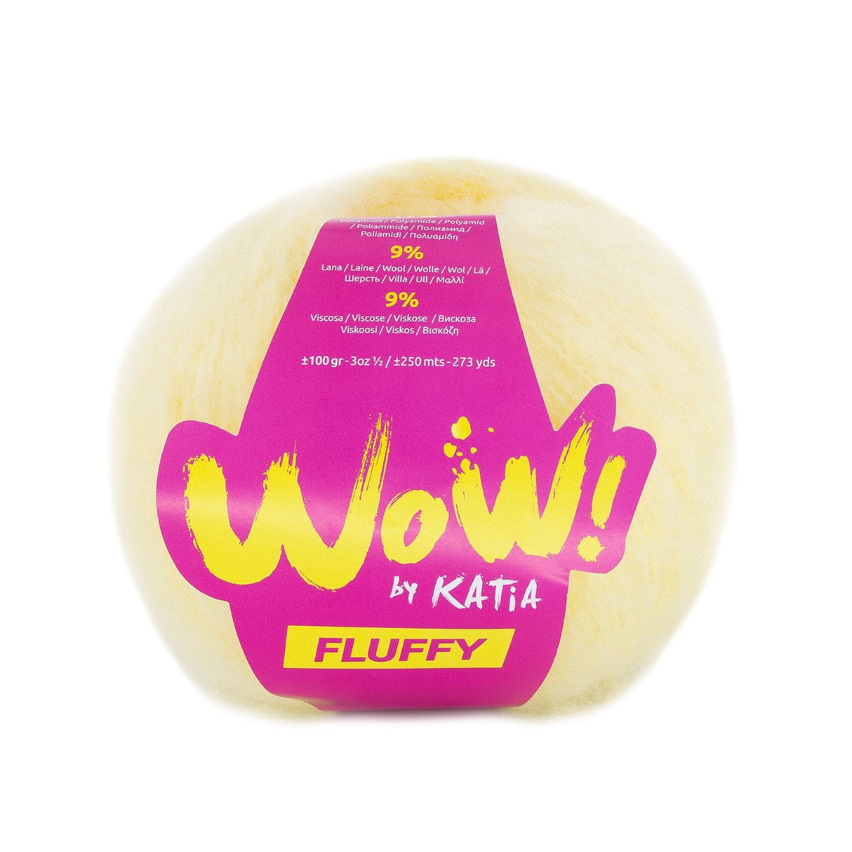 Katia Wow Fluffy - Laine douce effet brossé pour vêtements modernes