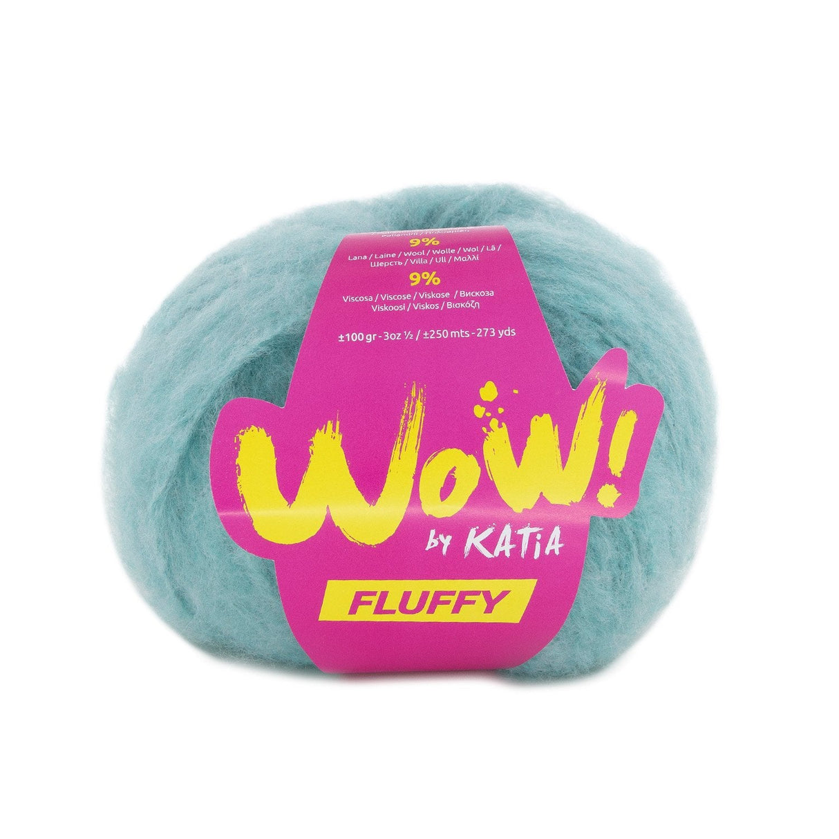 Katia Wow Fluffy - Laine douce effet brossé pour vêtements modernes