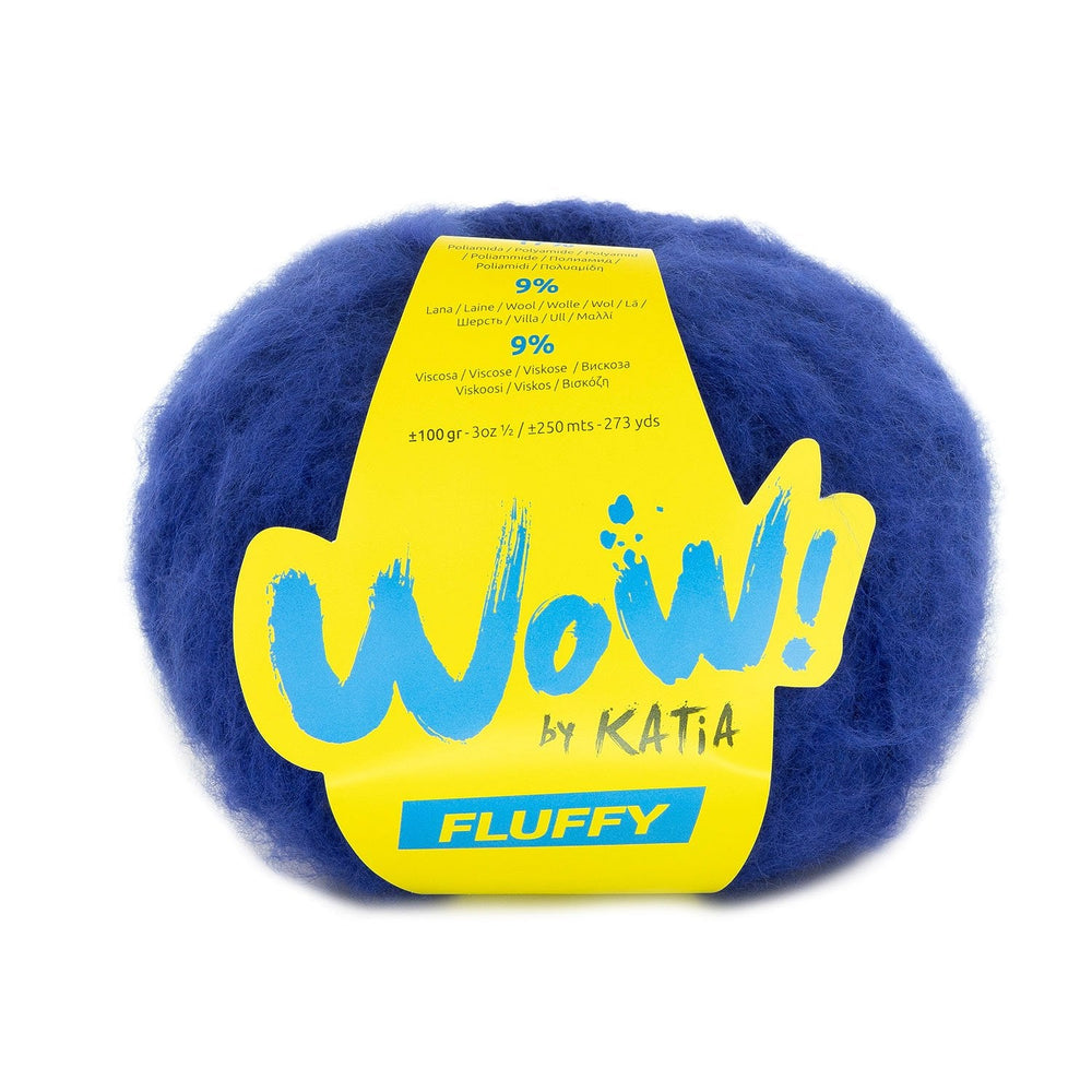 Katia Wow Fluffy - Laine douce effet brossé pour vêtements modernes