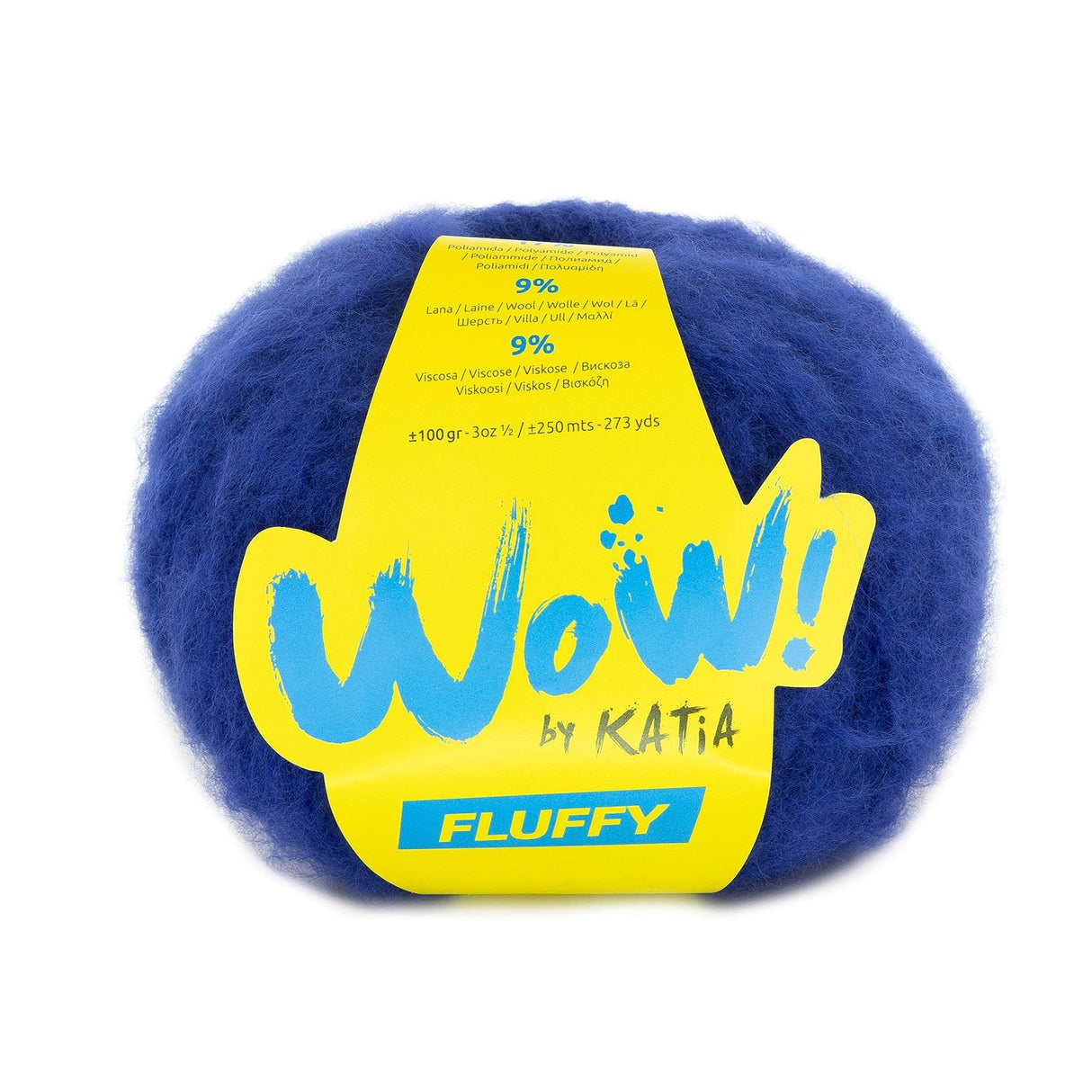 Katia Wow Fluffy - Laine douce effet brossé pour vêtements modernes