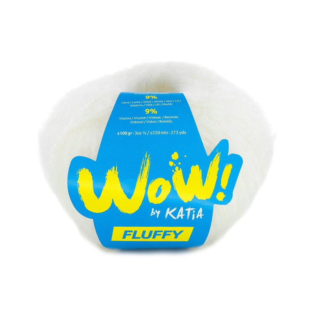 Katia Wow Fluffy - Laine douce effet brossé pour vêtements modernes
