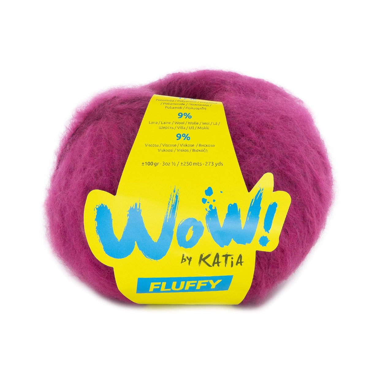 Katia Wow Fluffy - Laine douce effet brossé pour vêtements modernes