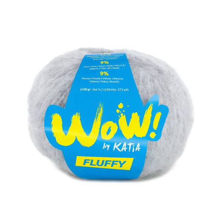 Katia Wow Fluffy - Lana Suave de Efecto Perchado para Prendas Modernas