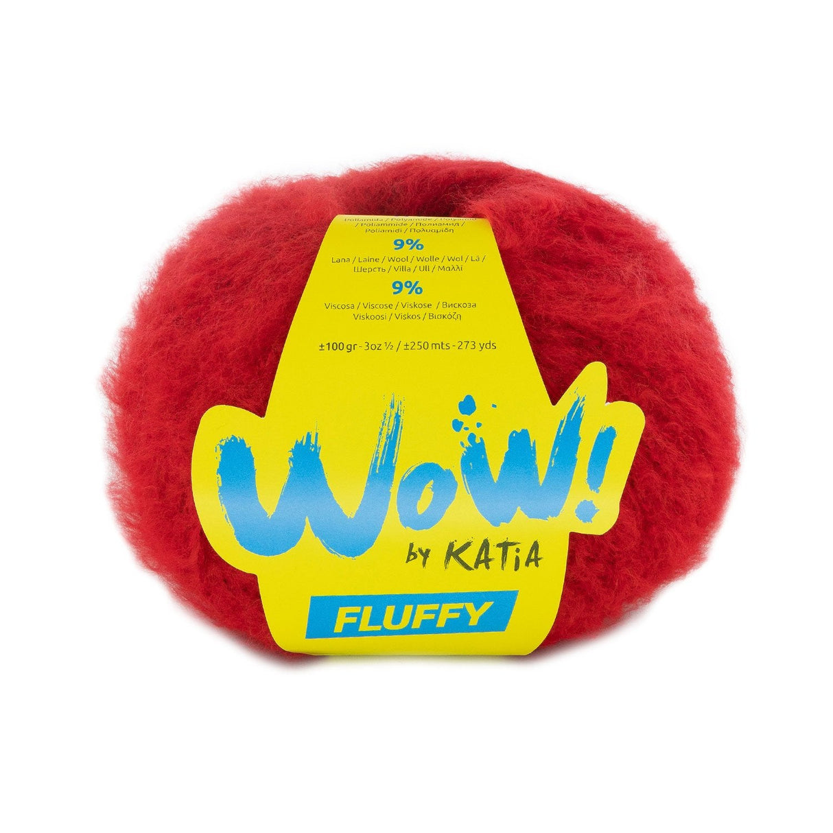 Katia Wow Fluffy - Laine douce effet brossé pour vêtements modernes