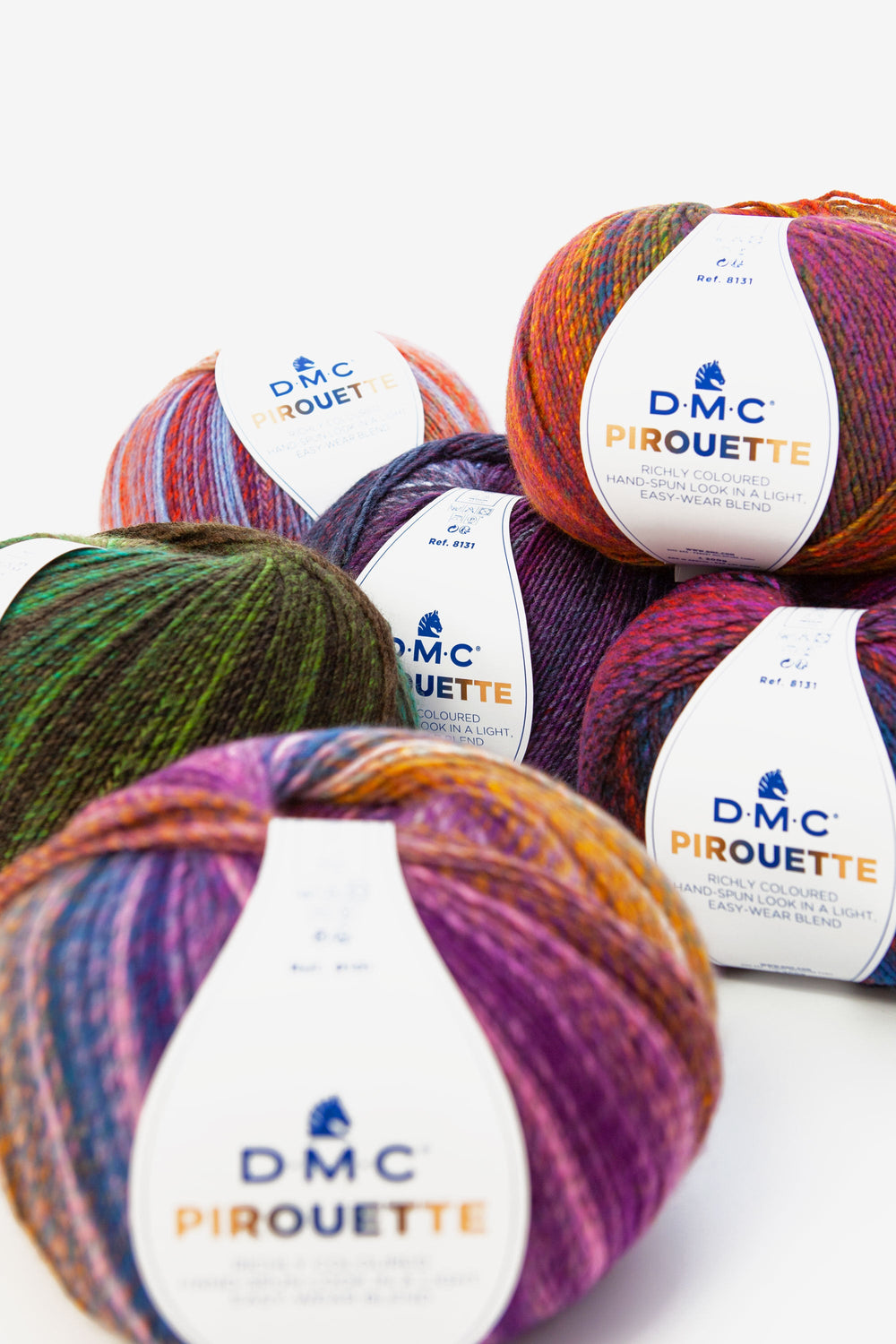 DMC Pirouette: Multicolor Wool for Autumn and Winter Work