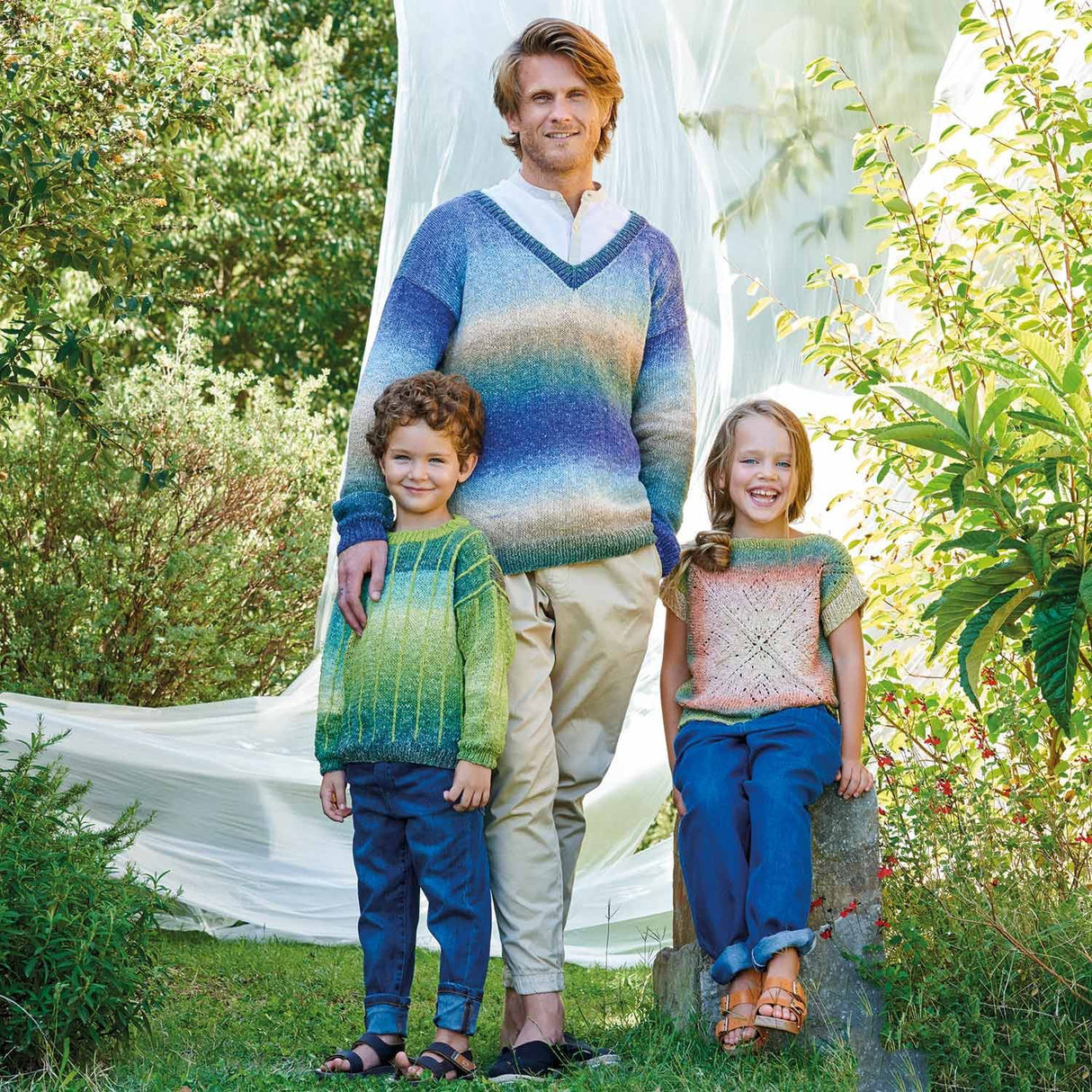 Katia Summer Tweed Degradé - Elegance in Cotton and Hemp