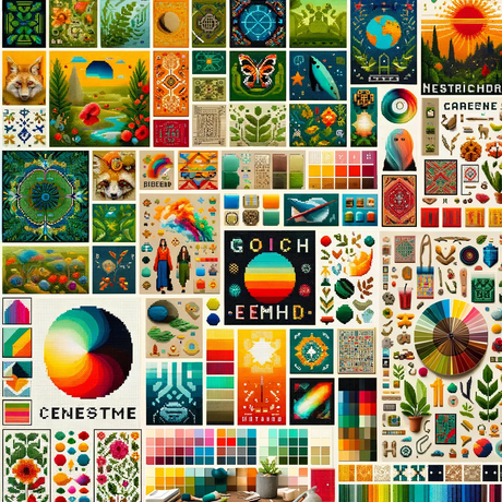 Tendencias 2024 en Punto de Cruz: Colores, Patrones y Diseños Populares