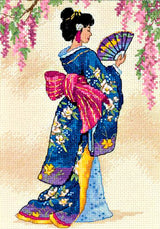 Elegant Geisha - 06953 Dimensions - Cross Stitch Kit