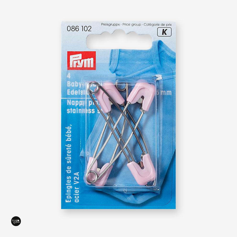 4 Imperdibles de Seguridad para Bebe Prym 086102 - accesorio Prym para accesorios de mercería