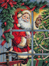 Canne en bonbon du Père Noël - 08734 Dimensions kit de point de croix