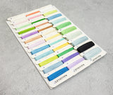 Hilos preclasificados del kit Letistitch L10-011 Rainy Day