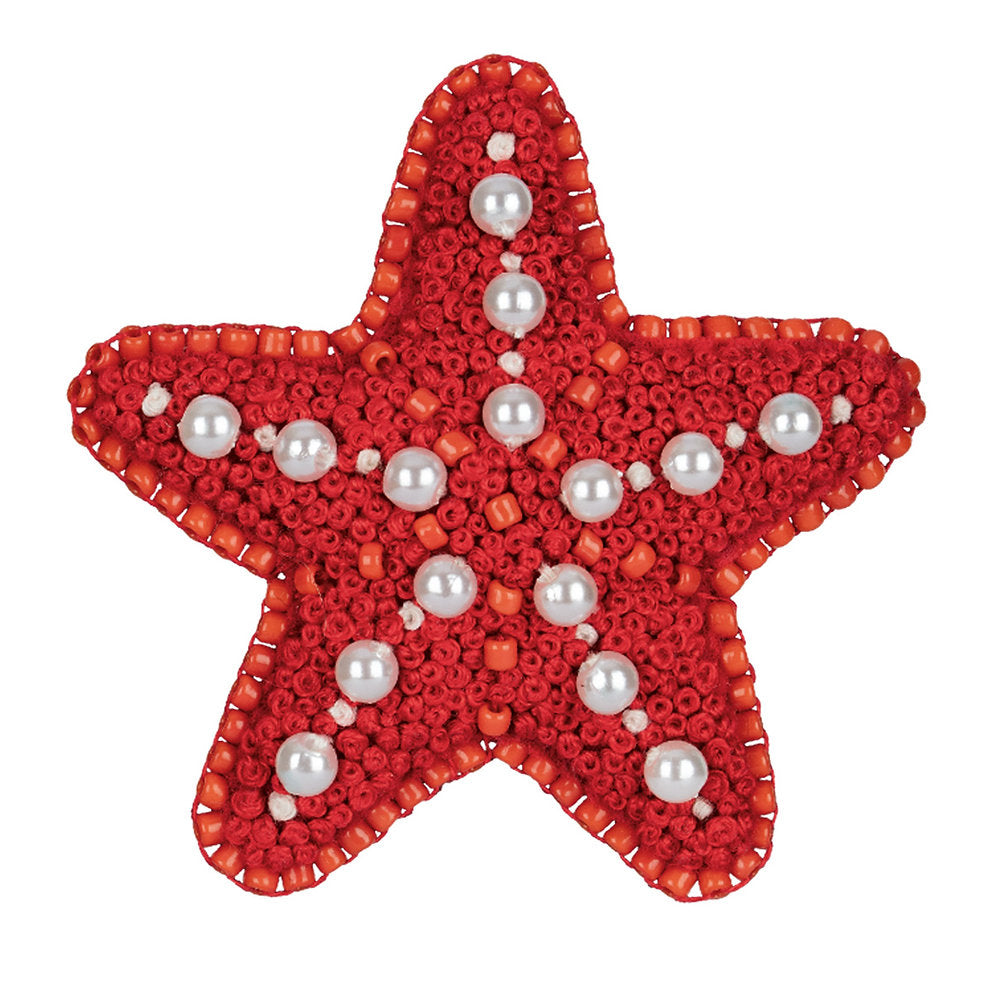 10-012 Brooch. Starfish - Klart - Bead Embroidery Kit