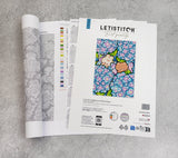 Folleto del kit de punto de cruz Letistitch L10-012 Hiding in Hydrangea